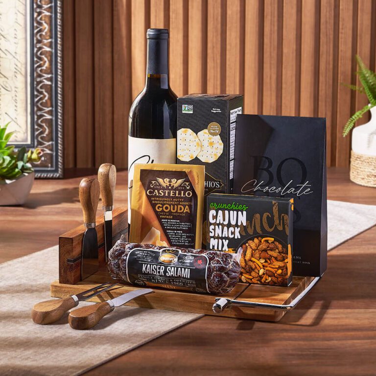 Premium Wine & Cheese Basket