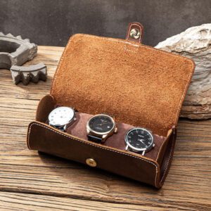 Premium Leather Watch Case