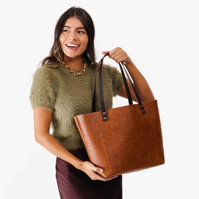 Classic Leather Tote Bag